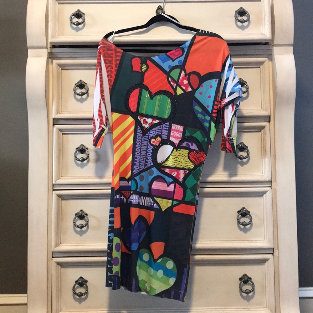 Multicolor multipattern heart by Stylez voice